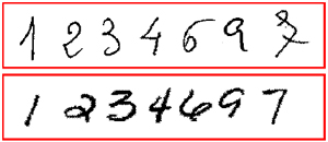 Le differenze degli stili di scrittura tra italiani ed anglosassoni sono significative: solo un sistema sviluppato ad hoc riesce a non confondere, ad esempio, un 1 con un 7, un 4 con un 9, etc.